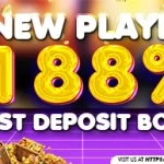 New Player 188% First Deposit Bonus