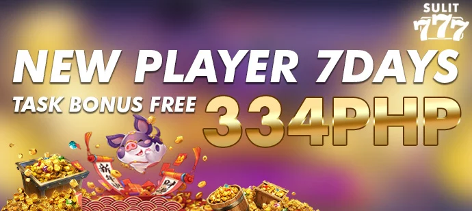 New Player 7 Days Task Bonus - Free 334 PHP