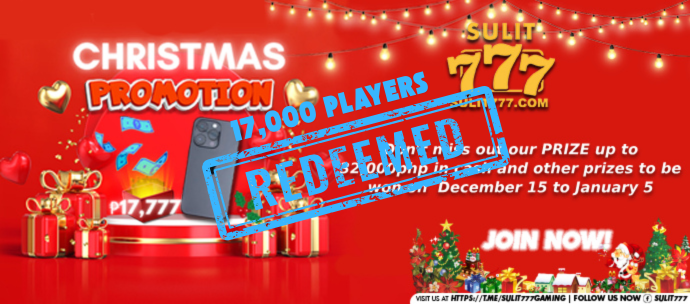 Sulit777-Christmas promotion