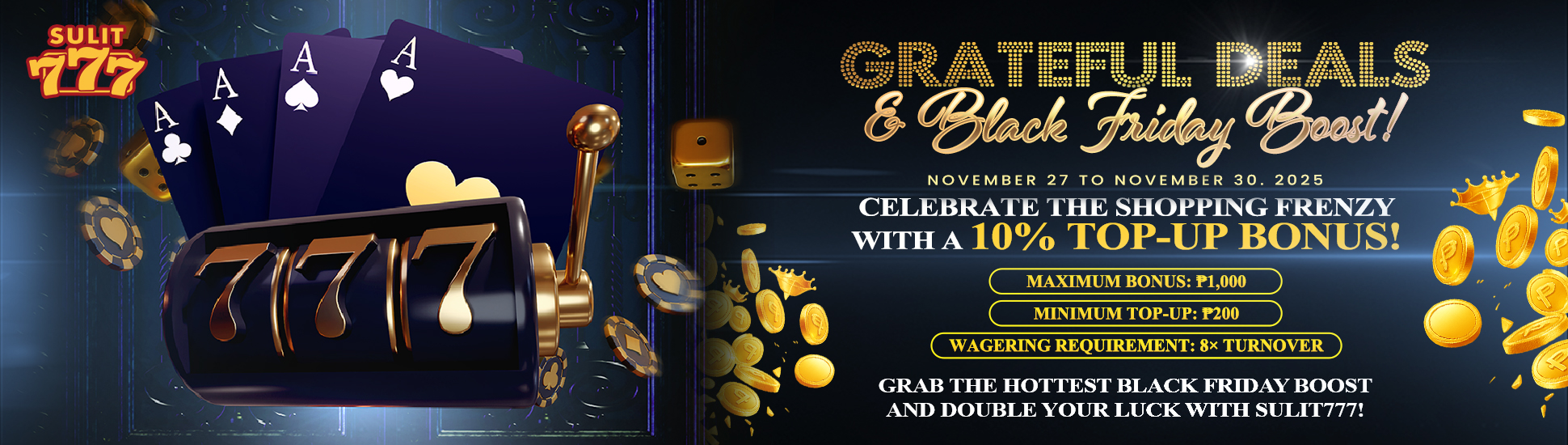 SULIT777-GRATEFUL DEALS 1940550