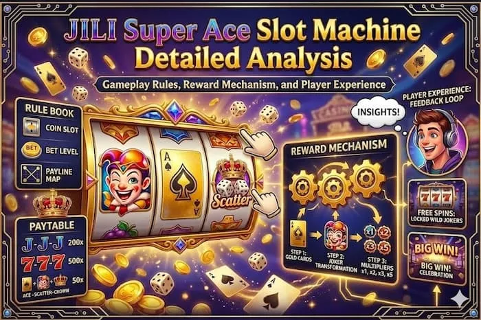 JILI Super Ace Slot Machine Detailed Analysis: Gameplay Rules, Reward Mechanism, and Player Experience