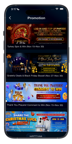 SULIT777 EVENTS PHONE MOCK UP